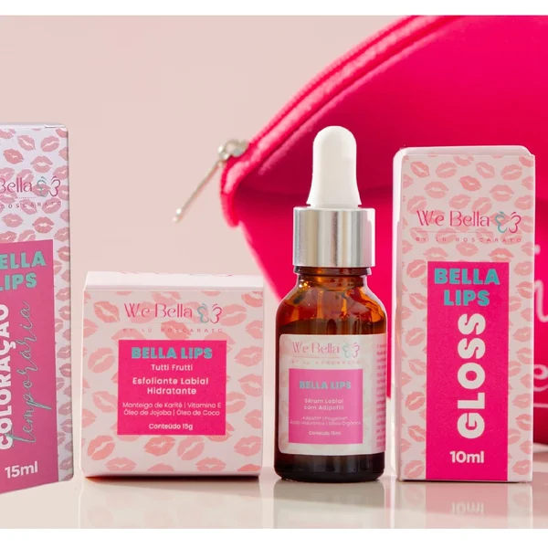 Kit Bella Lips Hidragloss We Bella