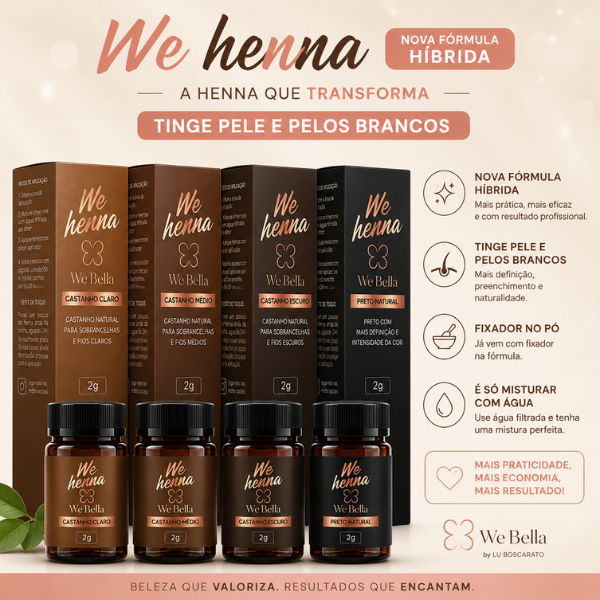 We Henna - Castanho Claro